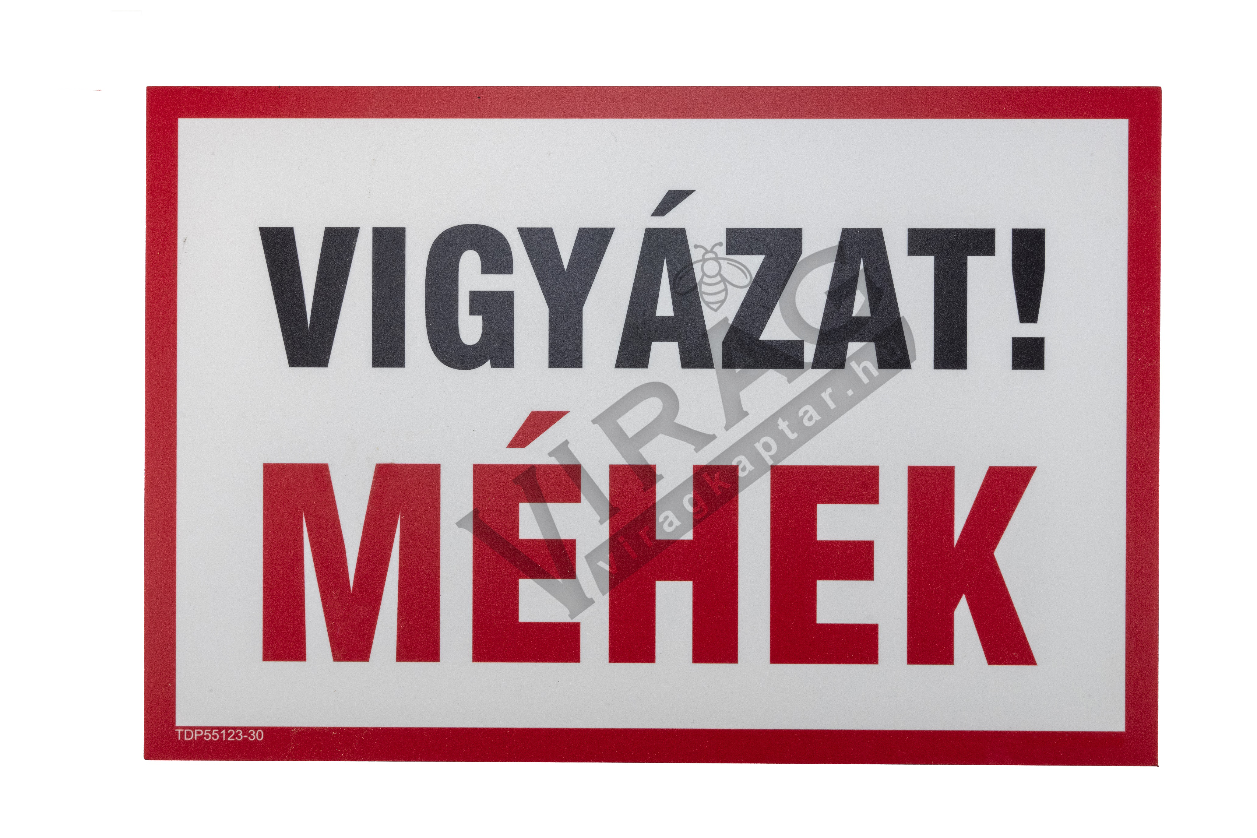 Vigyázat! méhek tábla